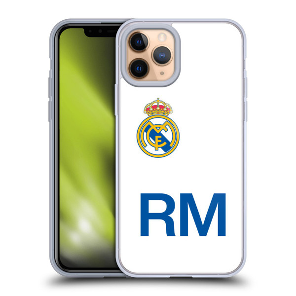 Real Madrid CF Origin RM Logo Soft Gel Case for Apple iPhone 11 Pro