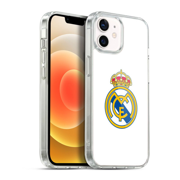 Real Madrid CF Origin Plain Logo White Soft Gel Case for Apple iPhone 12 / iPhone 12 Pro & MagSafe