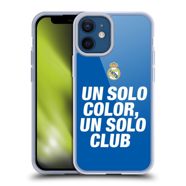 Real Madrid CF Origin Un Solo Soft Gel Case for Apple iPhone 12 Mini