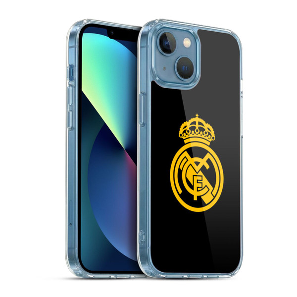 Real Madrid CF Origin Gold Logo Soft Gel Case for Apple iPhone 13 Mini & MagSafe