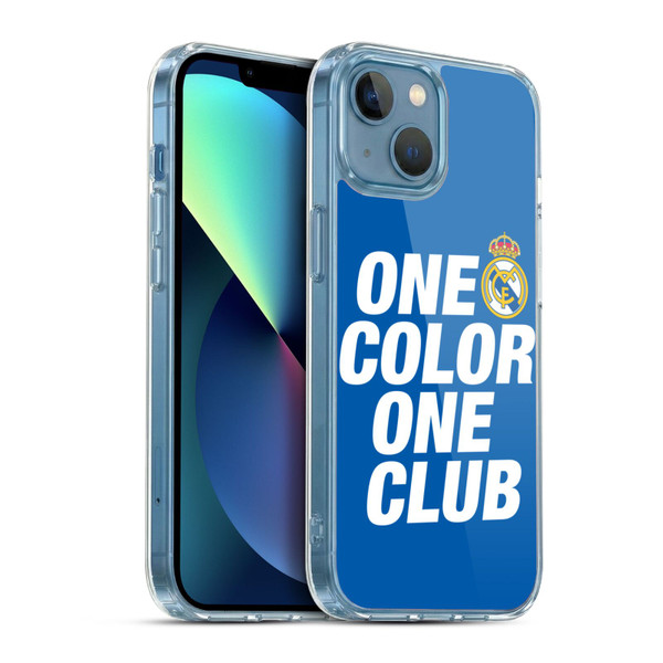 Real Madrid CF Origin One Color Soft Gel Case for Apple iPhone 13 Mini & MagSafe
