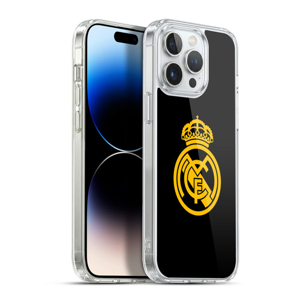 Real Madrid CF Origin Gold Logo Soft Gel Case for Apple iPhone 13 Pro Max & MagSafe