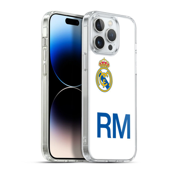 Real Madrid CF Origin RM Logo Soft Gel Case for Apple iPhone 13 Pro Max & MagSafe