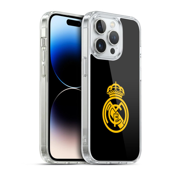 Real Madrid CF Origin Gold Logo Soft Gel Case for Apple iPhone 13 Pro & MagSafe