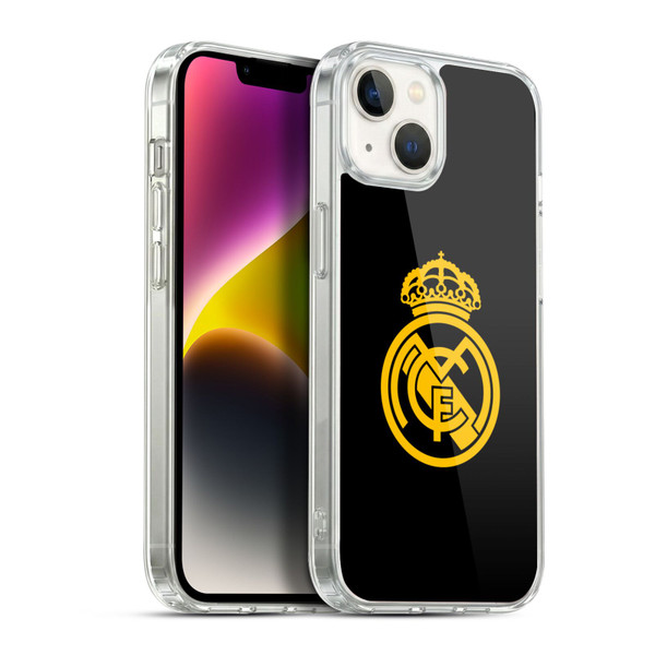 Real Madrid CF Origin Gold Logo Soft Gel Case for Apple iPhone 14 Plus & MagSafe