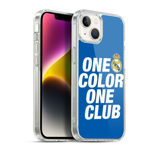 Real Madrid CF Origin One Color Soft Gel Case for Apple iPhone 14 Plus & MagSafe