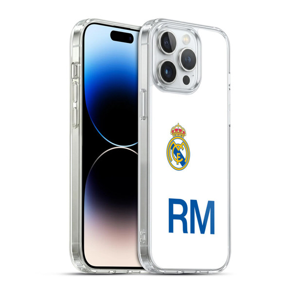 Real Madrid CF Origin RM Logo Soft Gel Case for Apple iPhone 14 Pro Max & MagSafe