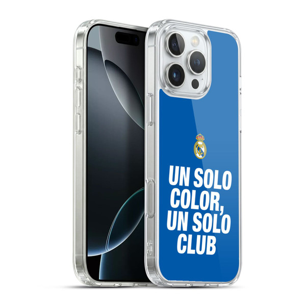 Real Madrid CF Origin Un Solo Soft Gel Case for Apple iPhone 16 Pro Max & MagSafe