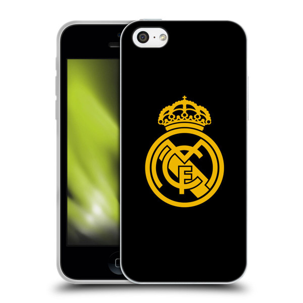 Real Madrid CF Origin Gold Logo Soft Gel Case for Apple iPhone 5c