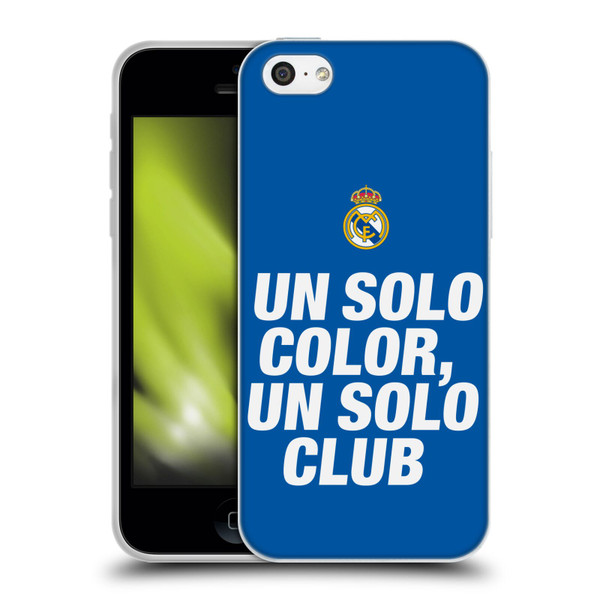 Real Madrid CF Origin Un Solo Soft Gel Case for Apple iPhone 5c