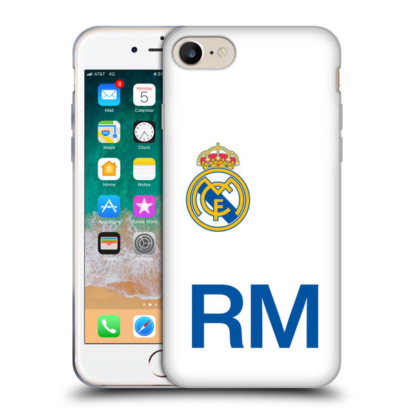 Real Madrid CF Origin RM Logo Soft Gel Case for Apple iPhone 7 / 8 / SE 2020 & 2022