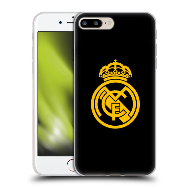 Real Madrid CF Origin Gold Logo Soft Gel Case for Apple iPhone 7 Plus / iPhone 8 Plus