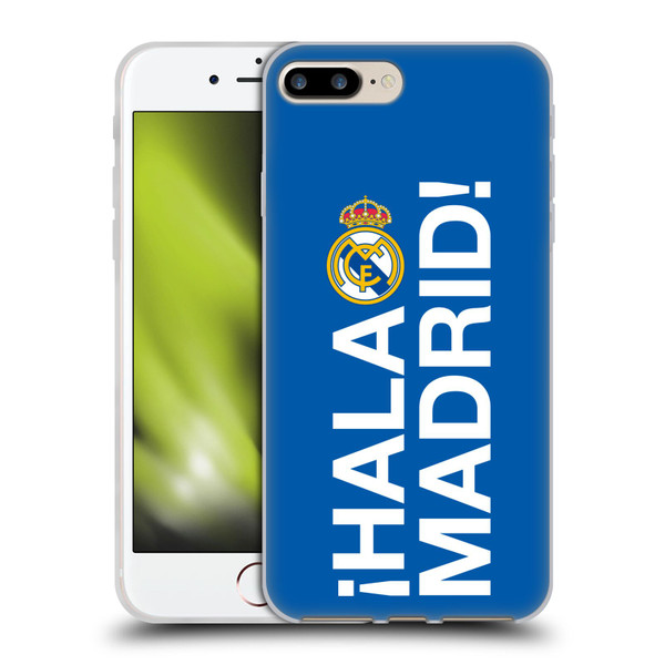 Real Madrid CF Origin Hala Madrid Soft Gel Case for Apple iPhone 7 Plus / iPhone 8 Plus