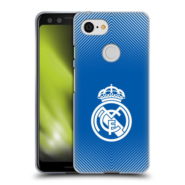 Real Madrid CF Origin Logo Blue Soft Gel Case for Google Pixel 3