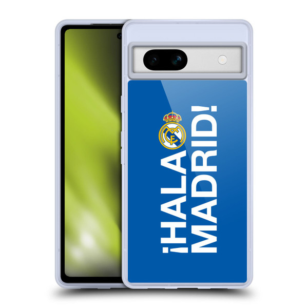 Real Madrid CF Origin Hala Madrid Soft Gel Case for Google Pixel 7a