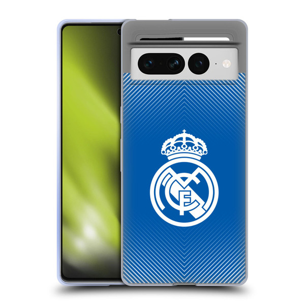 Real Madrid CF Origin Logo Blue Soft Gel Case for Google Pixel 7 Pro