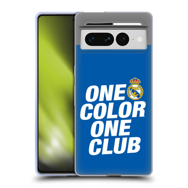 Real Madrid CF Origin One Color Soft Gel Case for Google Pixel 7 Pro