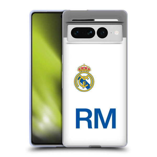 Real Madrid CF Origin RM Logo Soft Gel Case for Google Pixel 7 Pro