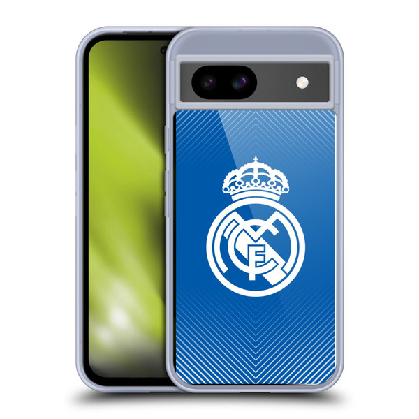 Real Madrid CF Origin Logo Blue Soft Gel Case for Google Pixel 8a
