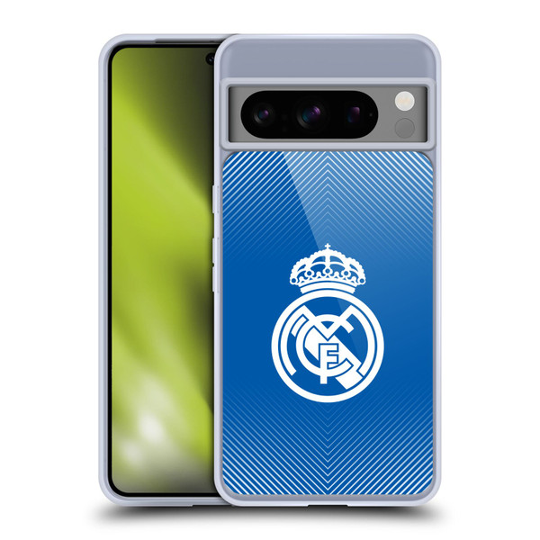 Real Madrid CF Origin Logo Blue Soft Gel Case for Google Pixel 8 Pro