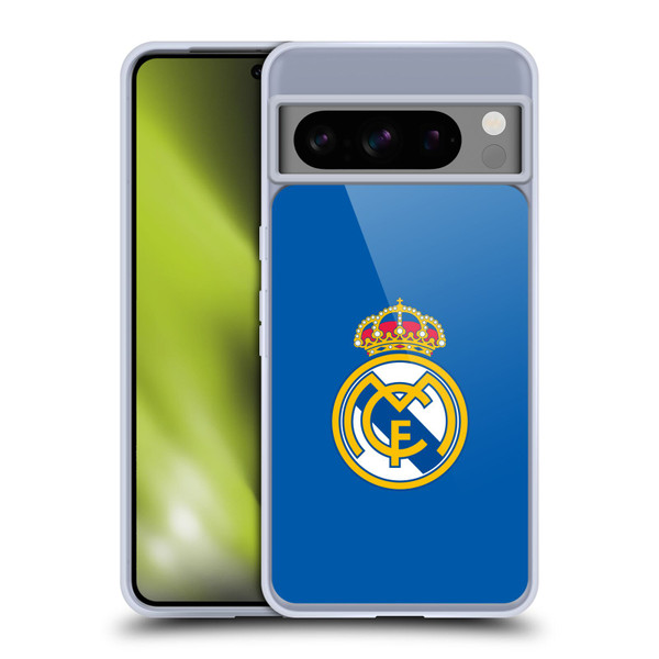 Real Madrid CF Origin Plain Logo Blue Soft Gel Case for Google Pixel 8 Pro