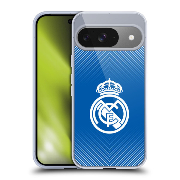 Real Madrid CF Origin Logo Blue Soft Gel Case for Google Pixel 9 / Pixel 9 Pro