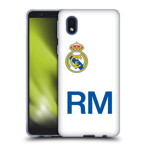 Real Madrid CF Origin RM Logo Soft Gel Case for Samsung Galaxy A01 Core (2020)