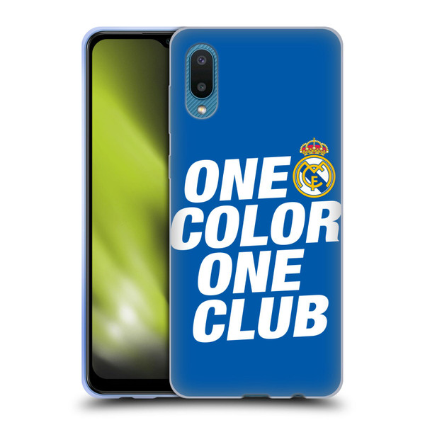 Real Madrid CF Origin One Color Soft Gel Case for Samsung Galaxy A02/M02 (2021)