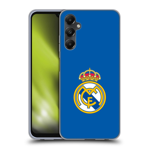 Real Madrid CF Origin Plain Logo Blue Soft Gel Case for Samsung Galaxy A05s