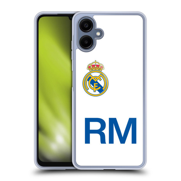 Real Madrid CF Origin RM Logo Soft Gel Case for Samsung Galaxy A06 4G