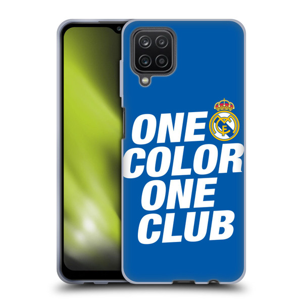 Real Madrid CF Origin One Color Soft Gel Case for Samsung Galaxy A12 (2020)