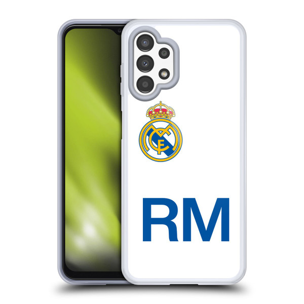 Real Madrid CF Origin RM Logo Soft Gel Case for Samsung Galaxy A13 (2022)