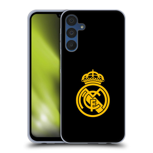 Real Madrid CF Origin Gold Logo Soft Gel Case for Samsung Galaxy A15