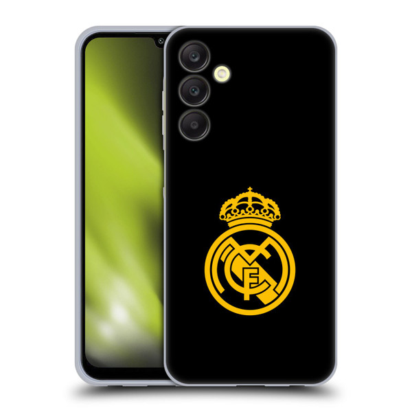 Real Madrid CF Origin Gold Logo Soft Gel Case for Samsung Galaxy A25 5G