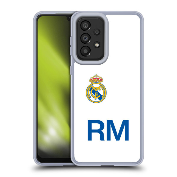 Real Madrid CF Origin RM Logo Soft Gel Case for Samsung Galaxy A33 5G (2022)