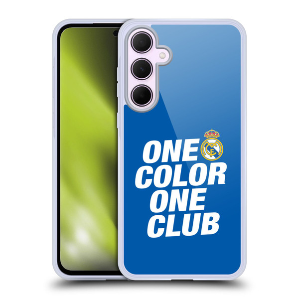 Real Madrid CF Origin One Color Soft Gel Case for Samsung Galaxy A35 5G