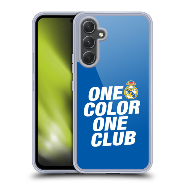 Real Madrid CF Origin One Color Soft Gel Case for Samsung Galaxy A54 5G
