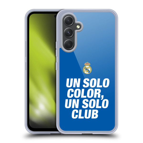 Real Madrid CF Origin Un Solo Soft Gel Case for Samsung Galaxy A54 5G