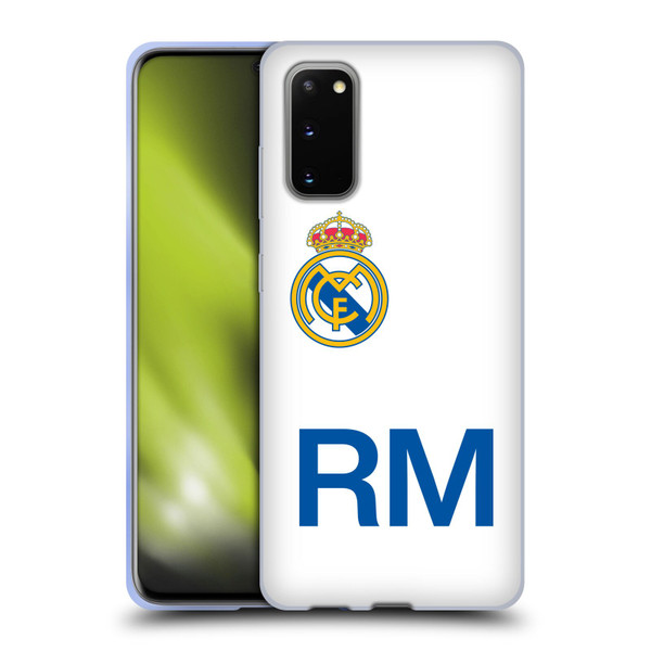 Real Madrid CF Origin RM Logo Soft Gel Case for Samsung Galaxy S20 / S20 5G