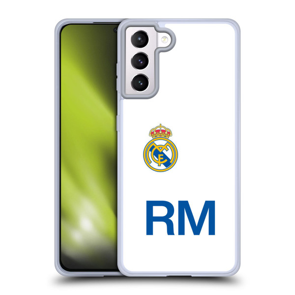 Real Madrid CF Origin RM Logo Soft Gel Case for Samsung Galaxy S21+ 5G