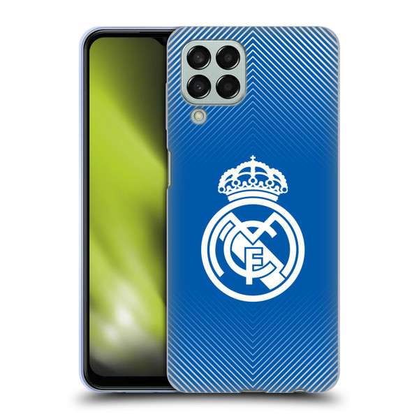 Real Madrid CF Origin Logo Blue Soft Gel Case for Samsung Galaxy M33 (2022)