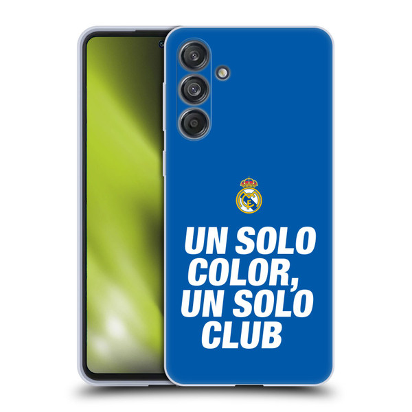 Real Madrid CF Origin Un Solo Soft Gel Case for Samsung Galaxy M55 5G