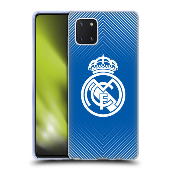 Real Madrid CF Origin Logo Blue Soft Gel Case for Samsung Galaxy Note10 Lite