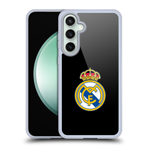 Real Madrid CF Origin Plain Logo Black Soft Gel Case for Samsung Galaxy S23 FE 5G