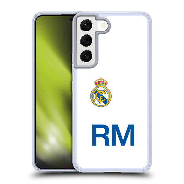 Real Madrid CF Origin RM Logo Soft Gel Case for Samsung Galaxy S22 5G