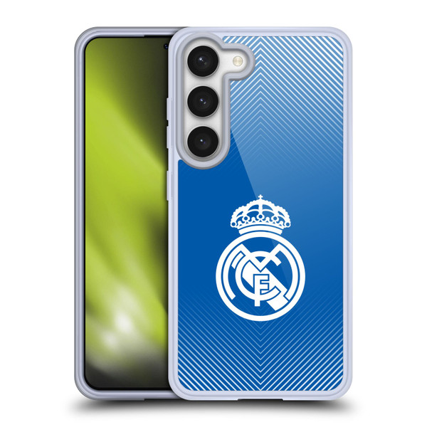 Real Madrid CF Origin Logo Blue Soft Gel Case for Samsung Galaxy S23 5G