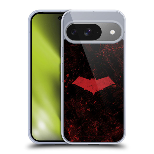 Batman DC Comics Red Hood Logo Grunge Soft Gel Case for Google Pixel 9 / Pixel 9 Pro