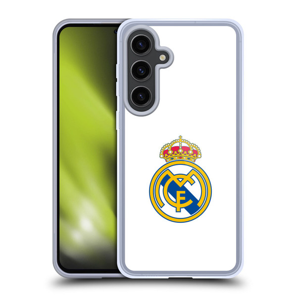 Real Madrid CF Origin Plain Logo White Soft Gel Case for Samsung Galaxy S24+ 5G Real Madrid CF Origin Plain Logo White Soft Gel Case for Samsung Galaxy S24+ 5G