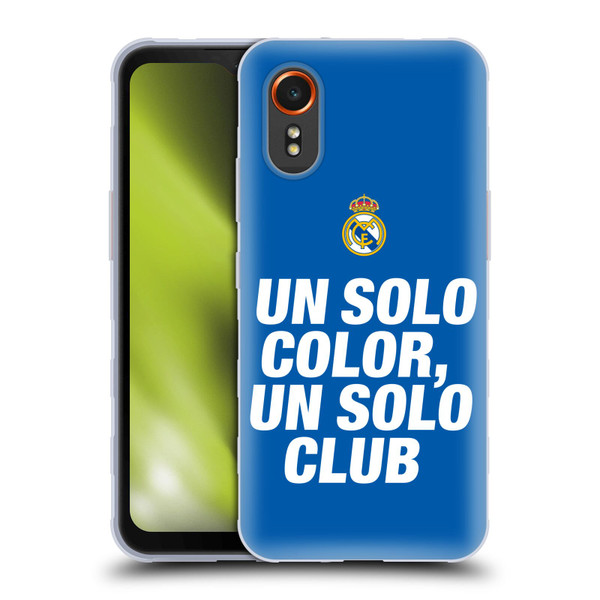 Real Madrid CF Origin Un Solo Soft Gel Case for Samsung Galaxy Xcover7 5G