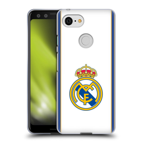 Real Madrid CF Retro Bring Back 99/00 White Soft Gel Case for Google Pixel 3